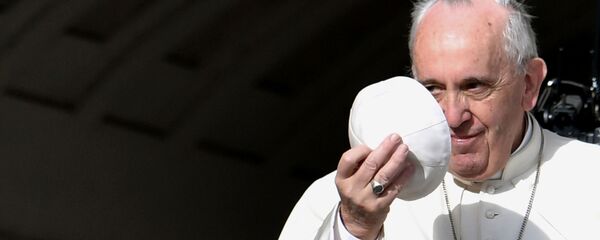 Поглавар Римокатоличке цркве папа Фрања Поглавар Римокатоличке цркве папа Фрања - Sputnik Србија
