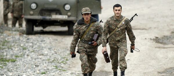 Војници Нагорнокарабашке Републике - Sputnik Србија