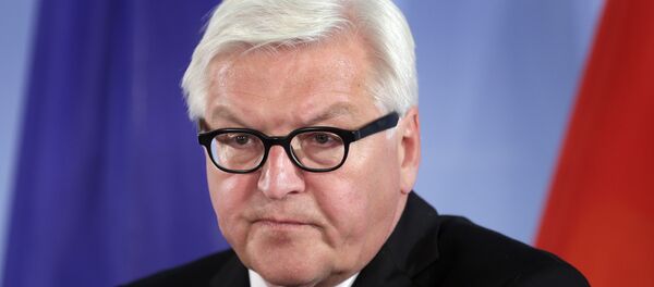 Немачки министар спољних послова Франк Валтер Штајнмајер на конференцији у Берлину. - Sputnik Србија