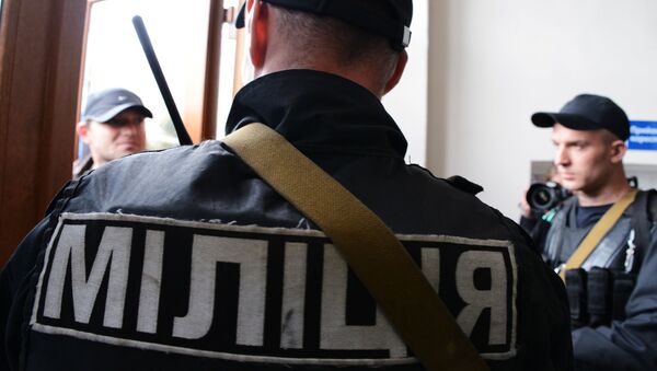Pripadnik ukrajinske policije - Sputnik Srbija