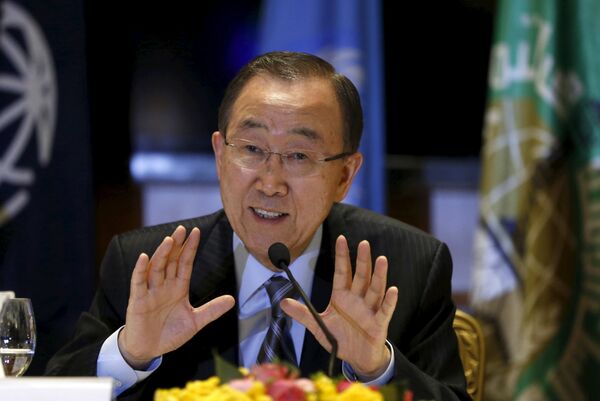Одлазећи генерални секретар УН Бан Ки Мун - Sputnik Србија