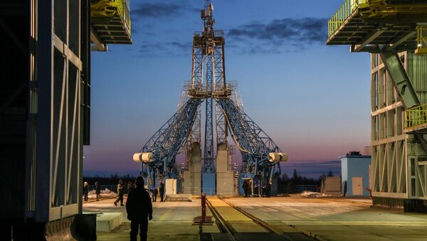 Raketa „Sojuz-2.1a” u Bajkonuru na kosmodromu „Vostočni” - Sputnik Srbija