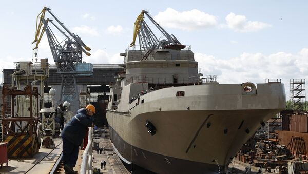 Brod Ivan Gren u brodogradilištu Jantar - Sputnik Srbija