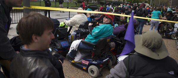 Protest u Vašingtonu, kao podrška Demokratskom proleću Protest u Vašingtonu, kao podrška Demokratskom proleću - Sputnik Srbija