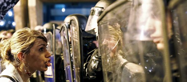 Protest u Skoplju Protest u Skoplju - Sputnik Srbija