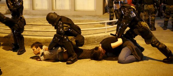 Drugi dan protesta pristalica opozicije u Skoplju - Sputnik Srbija