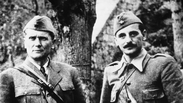 Јосип Броз Тито и Коча Поповић 1944. године - Sputnik Србија