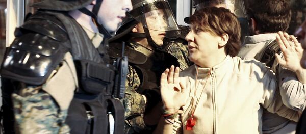 Protest u Skoplju Protest u Skoplju - Sputnik Srbija