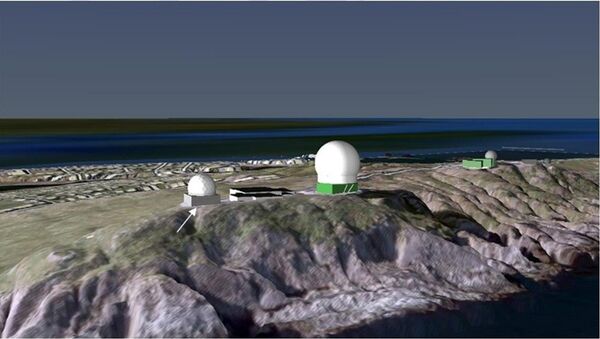 Радарски систем Глобус 2 у Вардеу, на северу Норвешке - Sputnik Србија