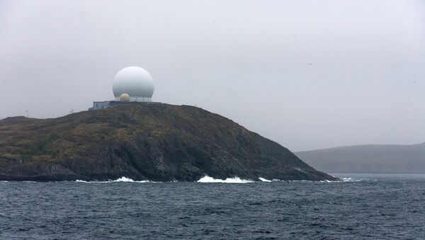 Radarski sistem Globus 2 u Vardeu, na severu Norveške - Sputnik Srbija