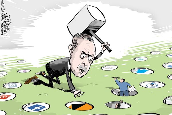Турска против медија Турска против медија - Sputnik Србија