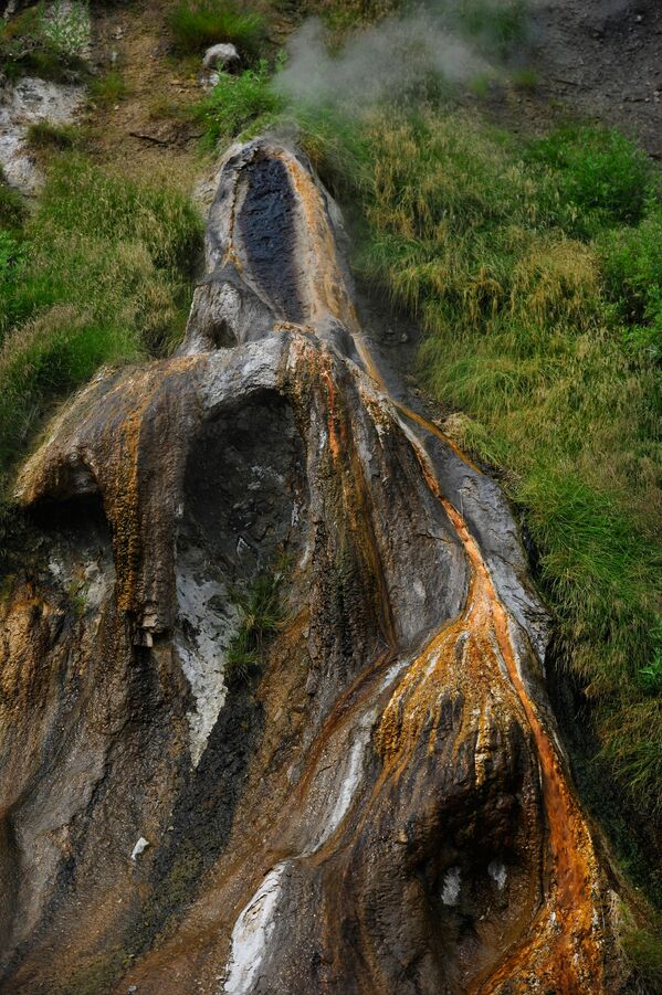 Гејзир Идол у Долини гејзира у Кроноцком националном парку на Камчатки. - Sputnik Србија