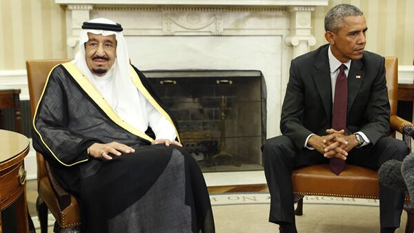Saudijski kralj Salaman i američki predsednik Barak Obama - Sputnik Srbija