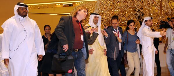 Министар финансија и министар нафте Кувајта Анас ал-Салех долази на састанак земаља ОПЕК-а у главном граду Катара, Дохи. - Sputnik Србија