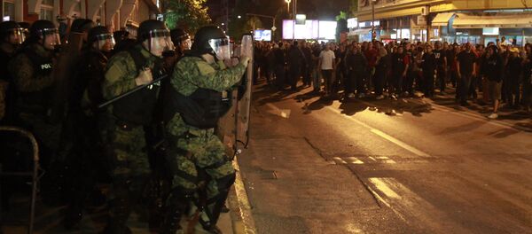 Protest u Skoplju Protest u Skoplju - Sputnik Srbija