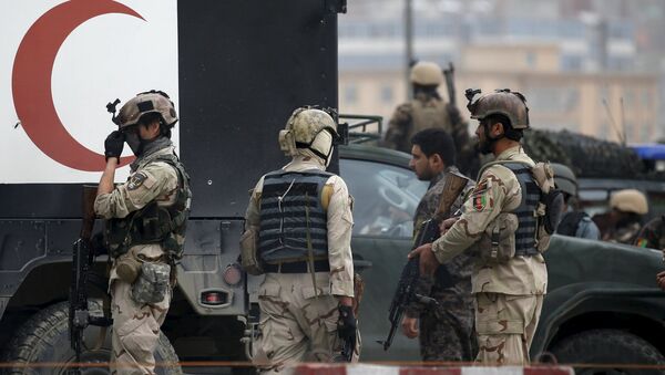 Avganistanske snage za brzo reagovanje stižu na mesto eksplozije automobila-bombe u Kabulu - Sputnik Srbija