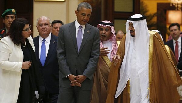 Barak Obama i saudijski kralj Salman - Sputnik Srbija