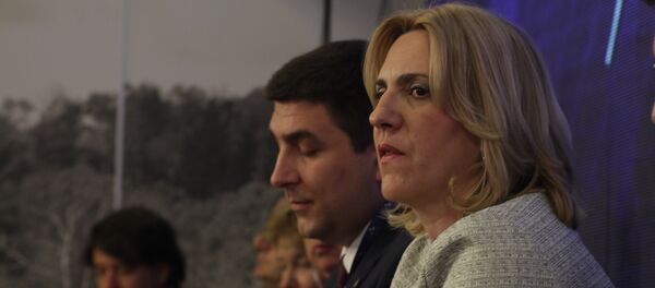 Жељка Цвијановић на Економском форуму на Јахорини Жељка Цвијановић на Економском форуму на Јахорини - Sputnik Србија