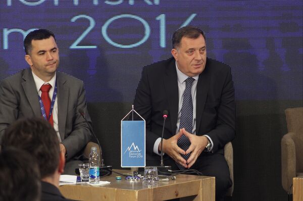 Председник РС Милорад Додик на Економском форуму на Јахорини - Sputnik Србија