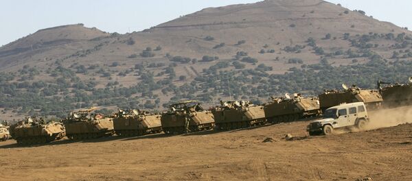 Vojne vežbe Izraela na Golanskoj voisoravni - Sputnik Srbija