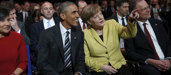 Барак Обама и Ангела Меркел Барак Обама и Ангела Меркел - Sputnik Србија