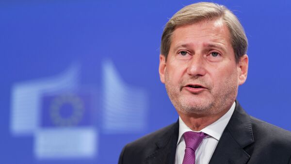 Европски комесар за суседску политику и проширење Јоханес Хан - Sputnik Србија