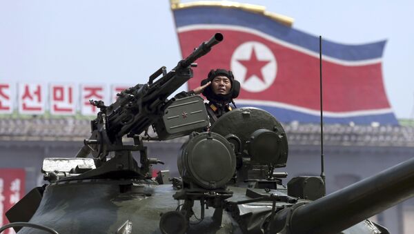 Vojska Severne Koreje na paradi u Pjongjangu 2013. godine - Sputnik Srbija