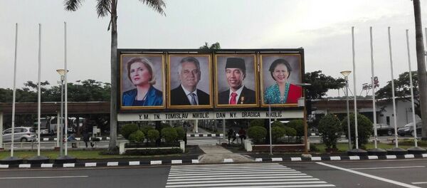 Дочек за председника Србије Томислава Николића у Џакарти Дочек за председника Србије Томислава Николића у Џакарти - Sputnik Србија