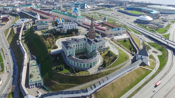 Pogled na Kazanjski kremlj iz vazduha - Sputnik Srbija