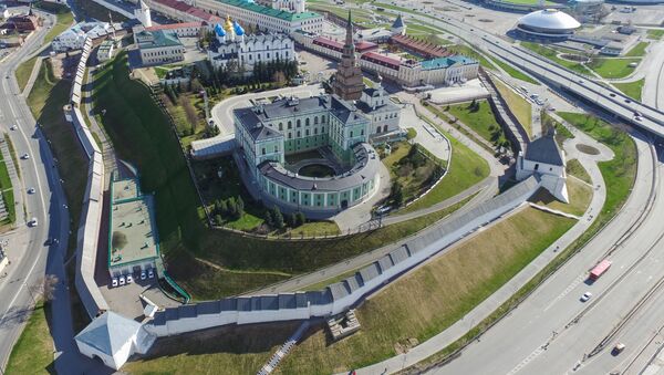 Поглед на Казањски кремљ из ваздуха - Sputnik Србија