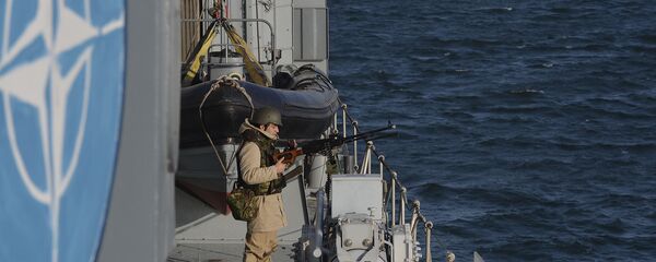 Румунска фрегата „Регина Марија“ у НАТО војној вежби у Црном мору - Sputnik Србија