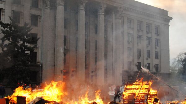 Neredi u Odesi 2. maja 2014. godine - Sputnik Srbija