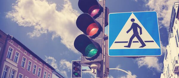 Семафор и знак за пешаке - Sputnik Србија