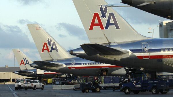 Avioni kompanije „Amerikan erlajns“ na aerodromu u Majamiju - Sputnik Srbija
