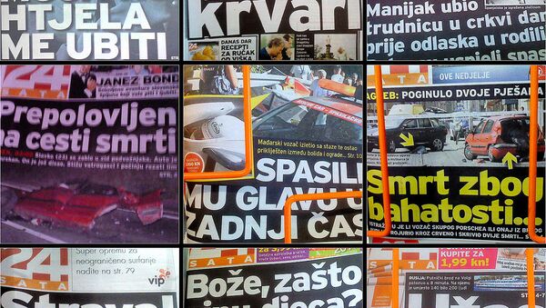 Naslovne stranice novina - ilustracija - Sputnik Srbija