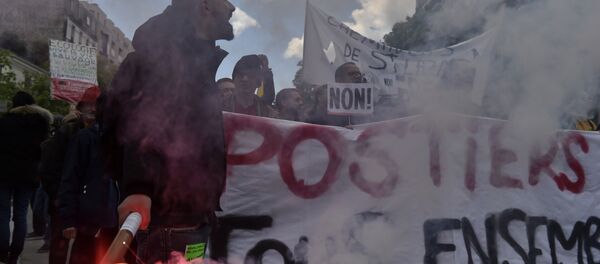 Francuska, demonstracije protiv Zakona o radu Francuska, demonstracije protiv Zakona o radu - Sputnik Srbija