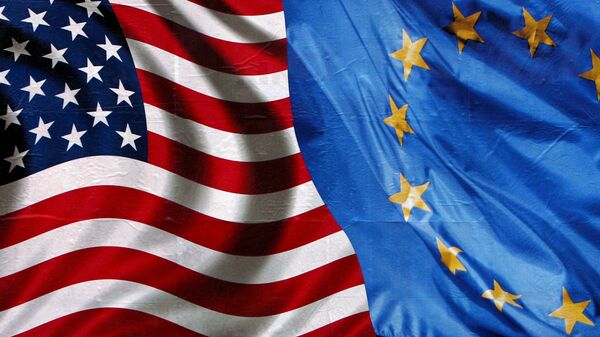 Билборд којим се косовски Албанци захваљују САД и ЕУ - Sputnik Србија