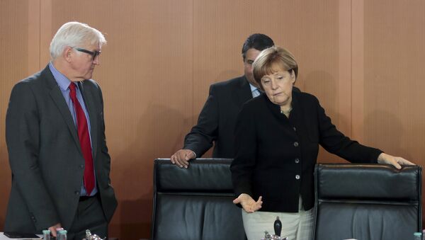 Frank Valter Štajnmajer i Angela Merkel - Sputnik Srbija
