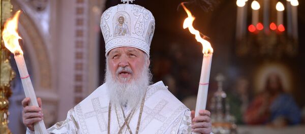Patrijarh Kiril služi vaskršnju liturgiju Patrijarh Kiril služi vaskršnju liturgiju - Sputnik Srbija