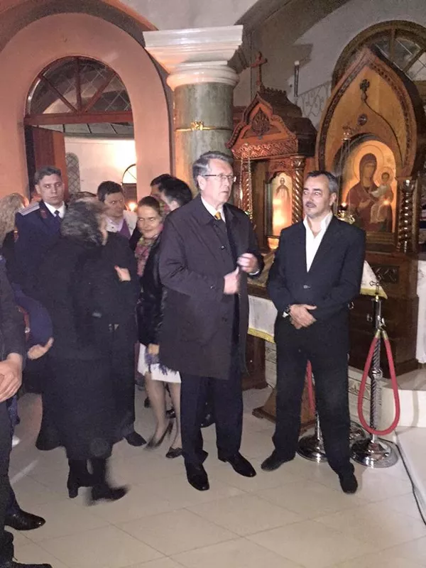 Ambasador Rusije Aleksandar Čepurin u Ruskoj crkvi u Beogradu Ambasador Rusije Aleksandar Čepurin u Ruskoj crkvi u Beogradu - Sputnik Srbija