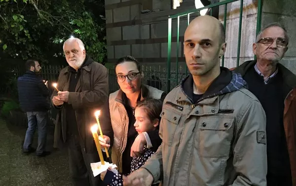Služenje Uskršnje liturgije u Ruskoj crkvi u Beogradu - Sputnik Srbija