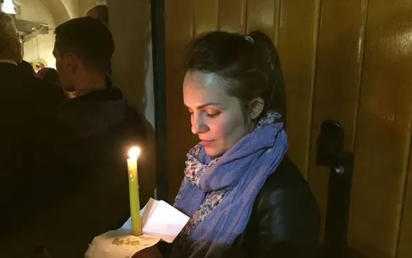 Služenje Uskršnje liturgije u Ruskoj crkvi u Beogradu - Sputnik Srbija