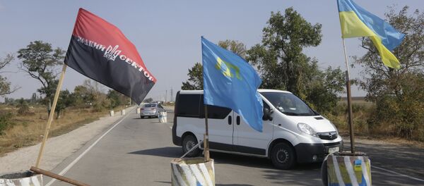Blokada Krima iz strane Ukrajine Blokada Krima iz strane Ukrajine - Sputnik Srbija