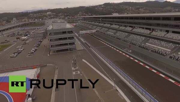 Exclusive drone footage shows Formula 1 Grand Prix track in Sochi - Sputnik Srbija