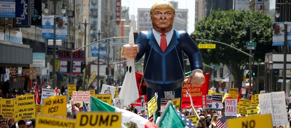 Са једних демонстрација у Лос Анђелесу - Sputnik Србија