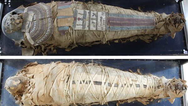 Египатска мумија пре третмана - Sputnik Србија