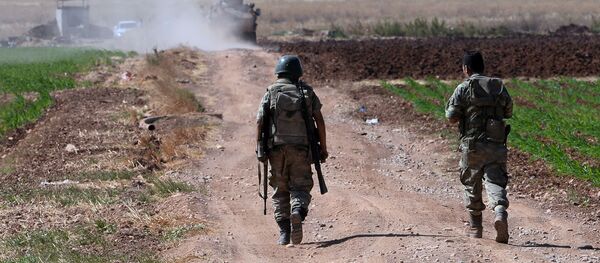 Turski vojnici na tursko-sirijskoj granici u provinciji Kilis - Sputnik Srbija