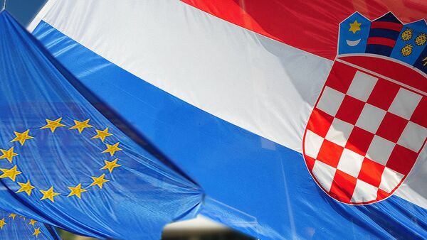 Заставе Хрватске и ЕУ - Sputnik Србија
