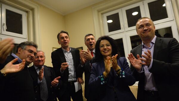 Lideri opozicinoh partija Sanda Rašković Ivić, Bojan Pajtić, Boško Obradović i Saša Radulović - Sputnik Srbija