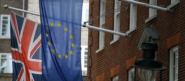 Заставе Велике Британије и ЕУ у Лондону - Sputnik Србија